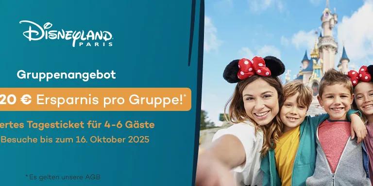 Disneyland Paris Gruppenangebot für den Sommer 2025
