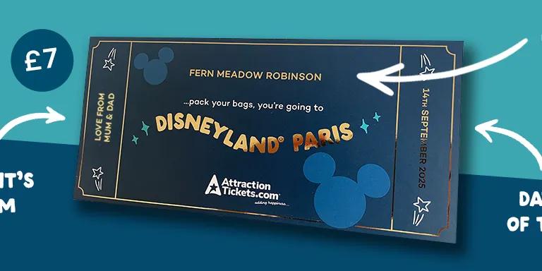 at reveal souvenir tickets