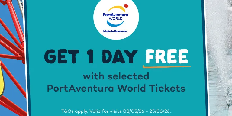 PortAventura 1 Day Free Banner