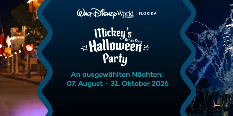 Mickey's Not-So-Scary Halloween Party Tickets für 2026 ‒ Jetzt verfügbar