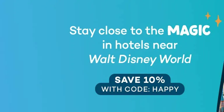 10% OFF Orlando Hotels near Theme Parks with code HAPPY