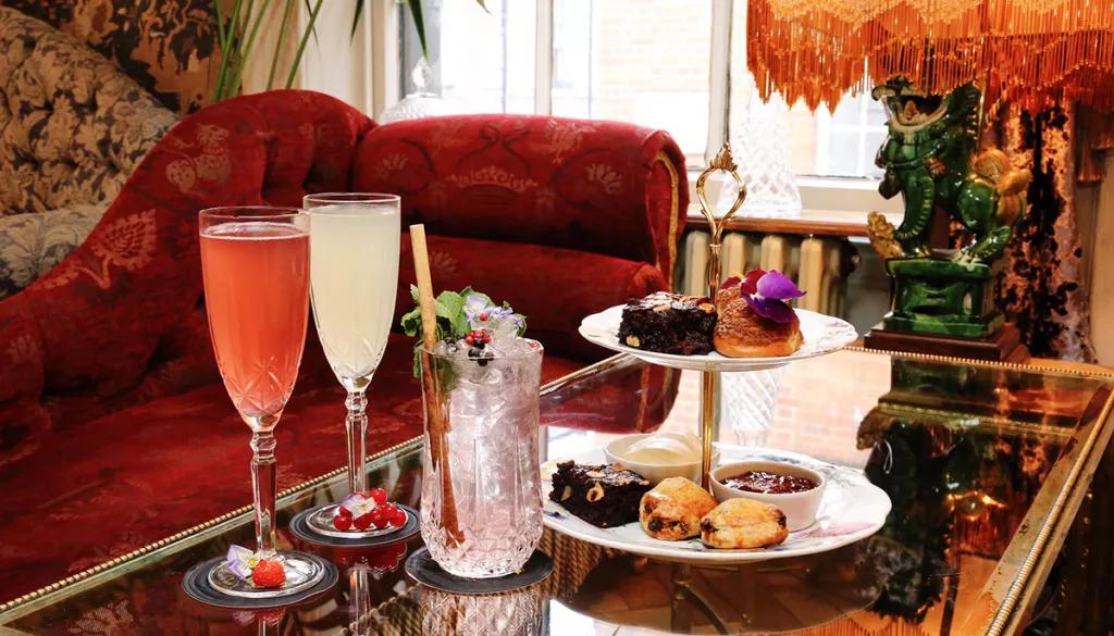 Cream Cakes and Cocktails for Two at Mr Fogg's Gin Parlour, Covent Garden - Experience Voucher