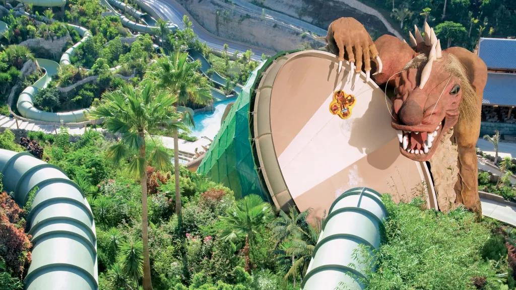 The Dragon Waterslide at Siam Park