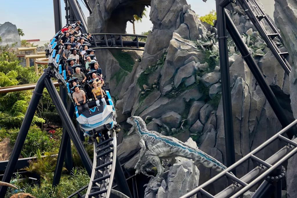 Jurassic World VelociCoaster in Universal's Islands of Adventure