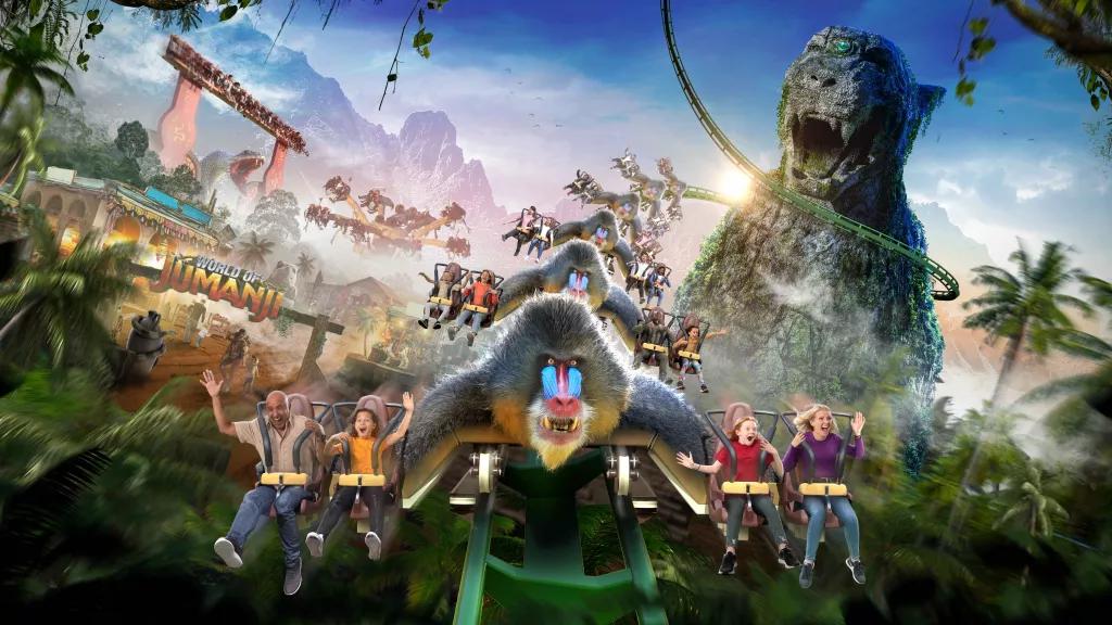 A concept image of the ride Madrill Mayhem