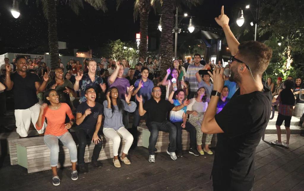 Live entertainment at Disney Springs