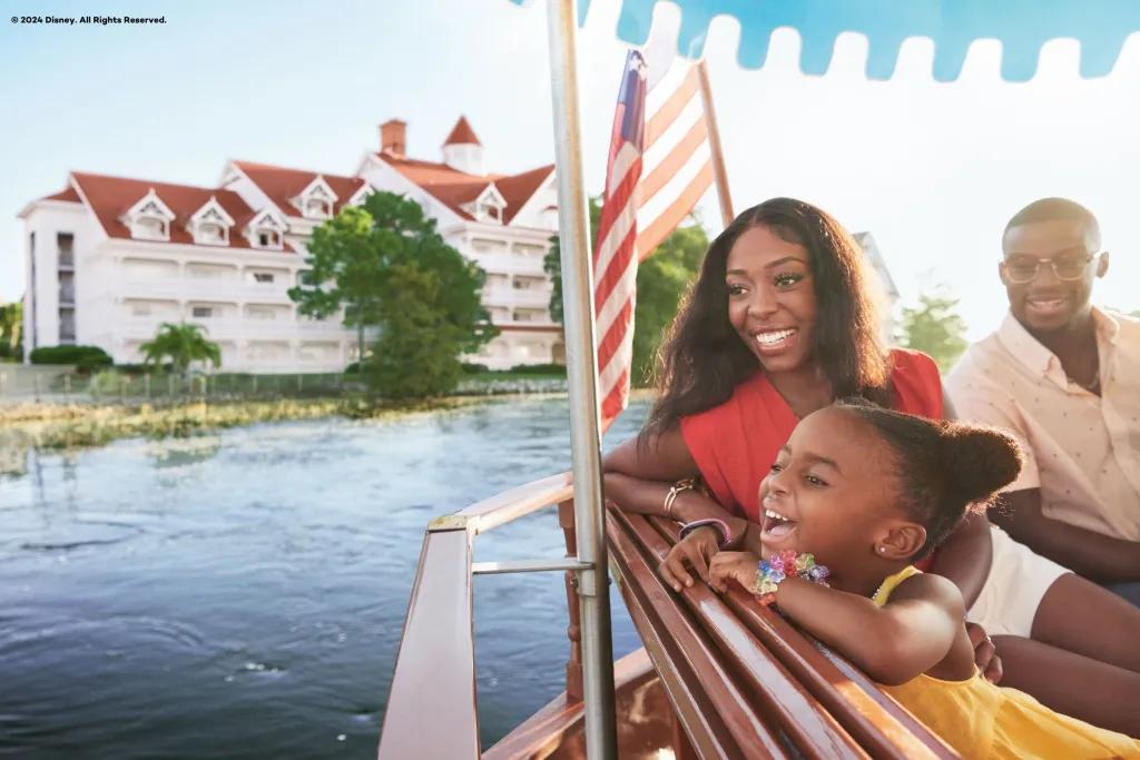 Guests on boat