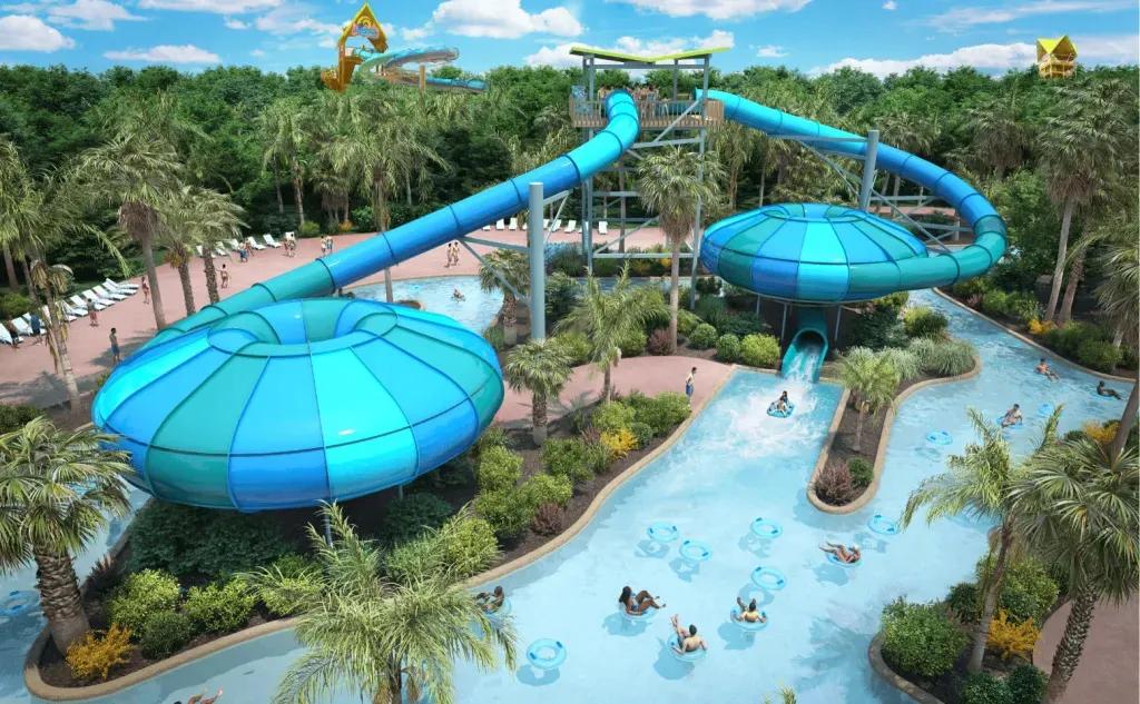 Tassie's Underwater Twist Wasserrutsche in Aquatica Orlando