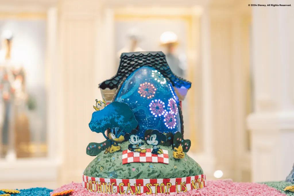 An easter egg representing Mickey and Minnie's Runaway Railway