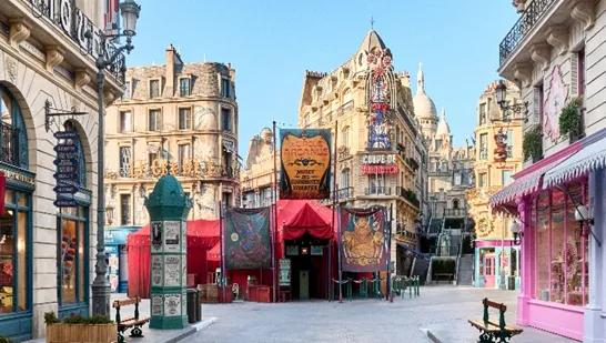 The Wizarding World of Harry Potter - Ministry of Magic, designed to look like a French street