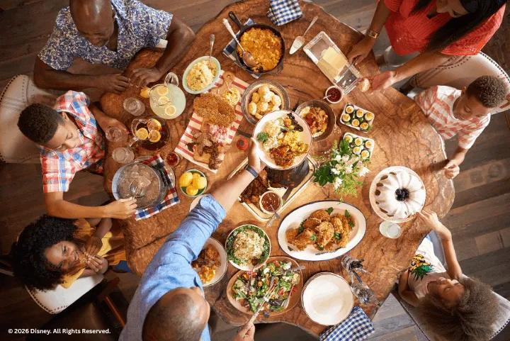 Family dining at Homecoming, Disney Springs