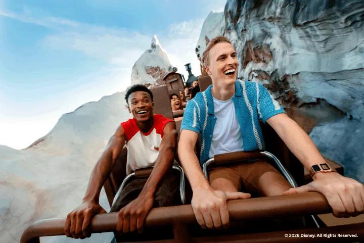 Guest riding Expedition Everest
