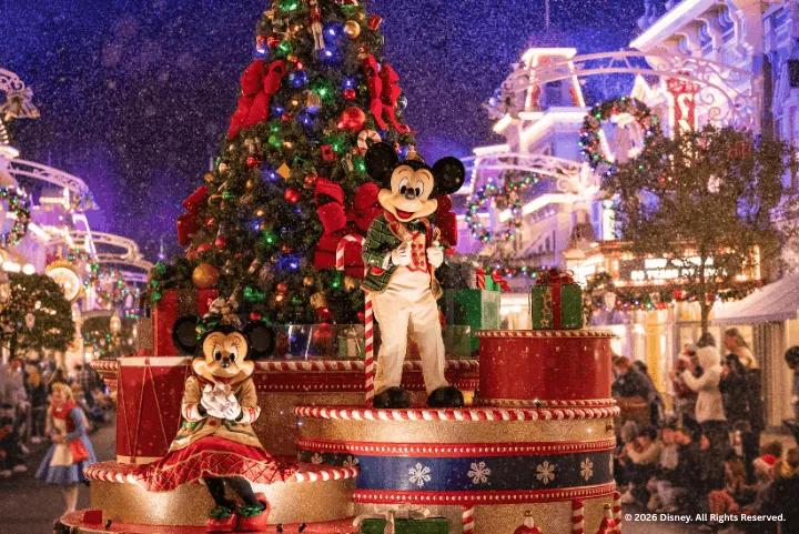 Christmas parade at Walt Disney World Resort in Florida