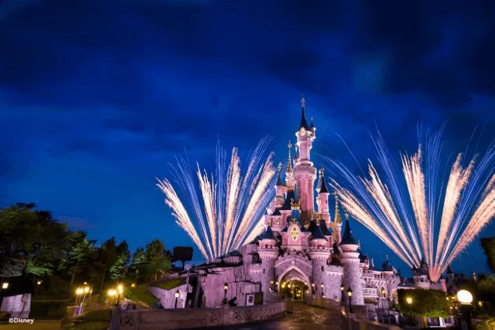 Sleeping Beauty Castle fireworks