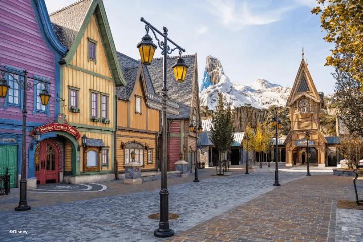 Buildings inside World of Frozen