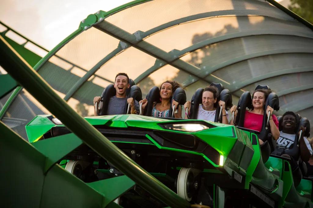 The Incredible Hulk Coaster at Universal Islands of Adventure in Orlando