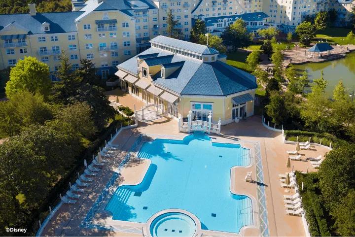 The pool, Disney Newport Bay Club
