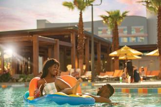 Guests in the pool, Universal's Endless Summer Resort - Dockside Inn and Suites