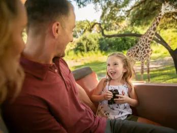 Gäste in Disney's Animal Kingdom auf Kilimanjaro Safaris