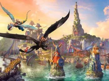 Concept art of How To Train Your Dragon - The Isle of Berk