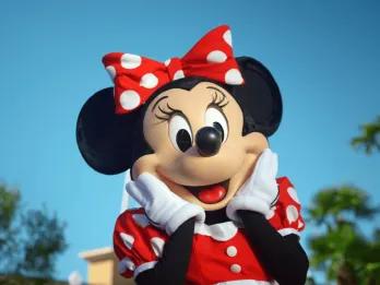 Minnie Mouse posing at Disneyland Paris