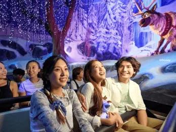 Guests on Frozen Ever After Attraction, World of Frozen
