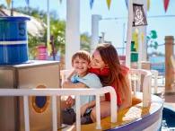 Grandad Dog Pirate Boat Ride at Peppa Pig Theme Park 