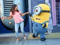 Girl with a Minion at Universal Studios Florida