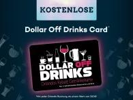 Kostenlose Dollar Off Drinks Card mit jeder Orlando Buchung ab einem Wert von 200 EUR