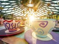 Mad Hatter's Tea Cups ride at Disneyland Park in Paris