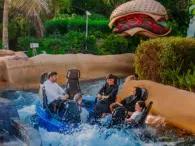 Cloudy with a Chance of Meatballs ride at MOTIONGATE Dubai
