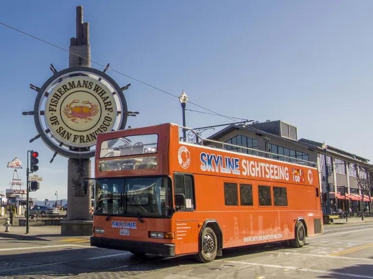 Hop-on Hop-Off Double Decker Bus Tour of San Francisco