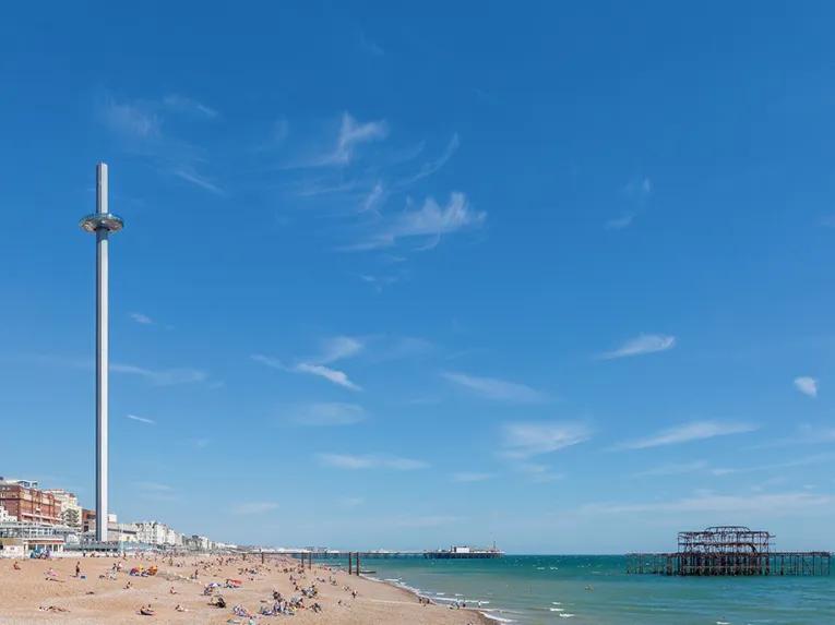 British Airways i360 Flight with Gin Afternoon Tea at Metrodeco Tea Salon for Two - Experience Voucher