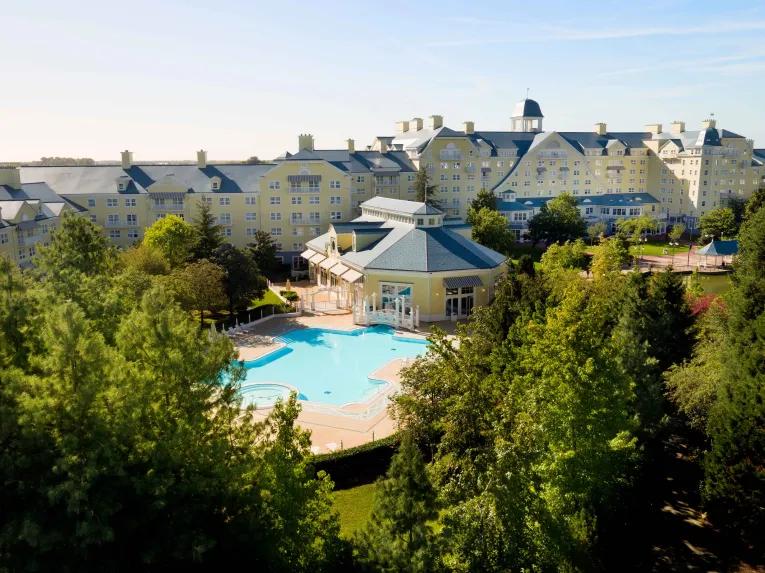 Aerial View of Disney's Newport Bay Club