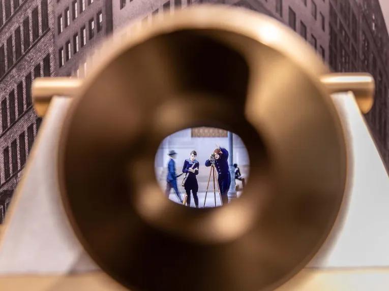 Empire State Building in-house exhibit celebrating the site in the 1920s