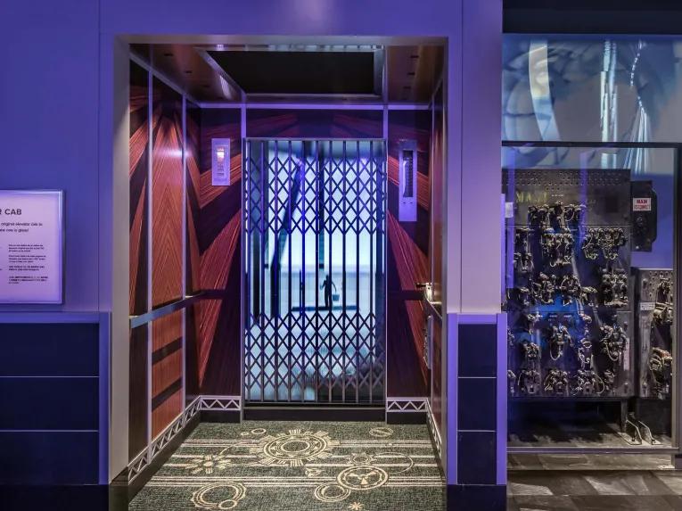 Empire State Building in-house exhibit celebrating the site in the 1920s