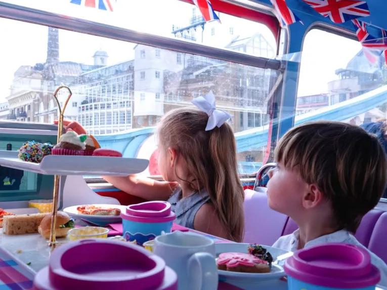 Peppa Pig Afternoon Tea Bus Tour for Two Adults and Two Children
