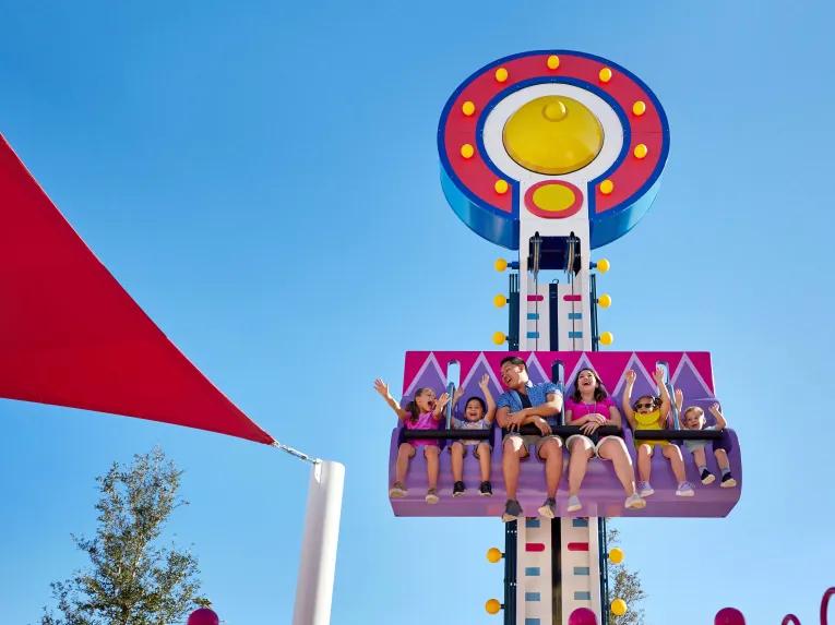 Mr. Bull's High Striker at Peppa Pig Theme Park
