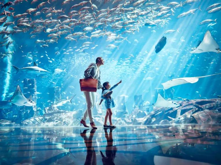 The Lost Chambers Aquarium in Dubai
