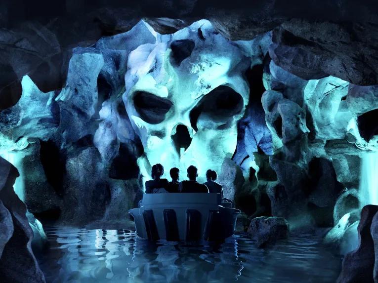 Guests on Pirates of the Caribbean, Disneyland® Park in Paris
