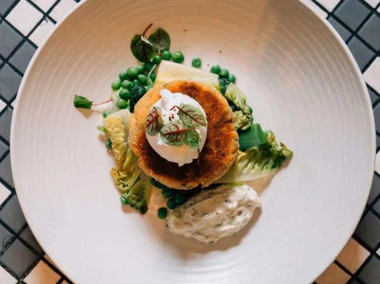 fishcake-on-plate