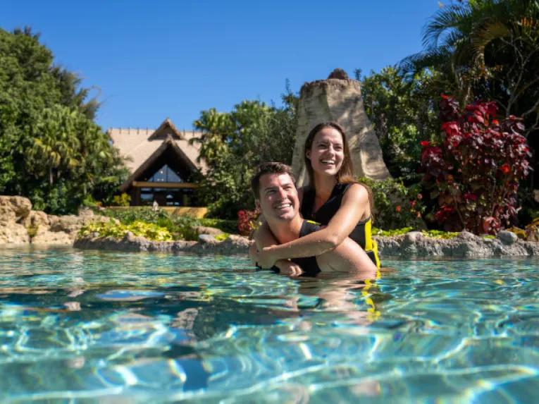 Guests at Discovery Cove Orlando