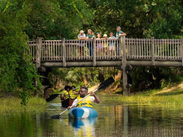 Kayaking at Cabins at Fort Wilderness