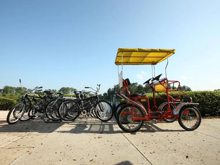 Biking at Disney's Caribbean Beach Resort