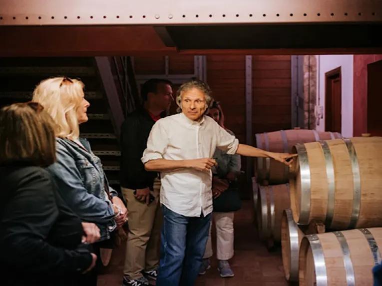 Wine barrels