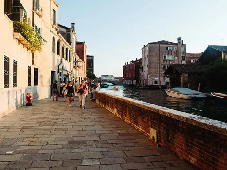 Street along canal