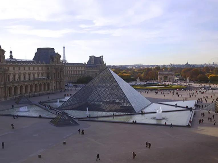 The Pyramid at the Louvre
