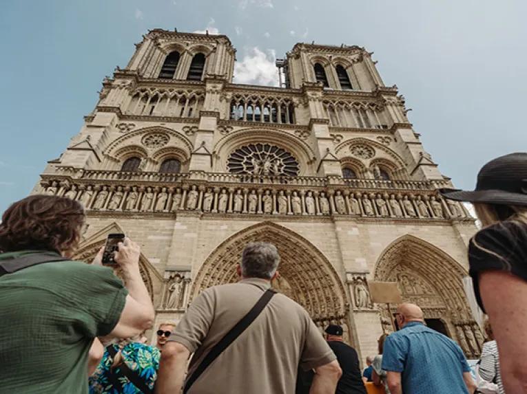 Outside Notre Dame