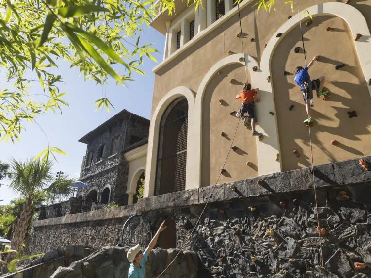 Climbing Wall at the Four Seasons Orlando