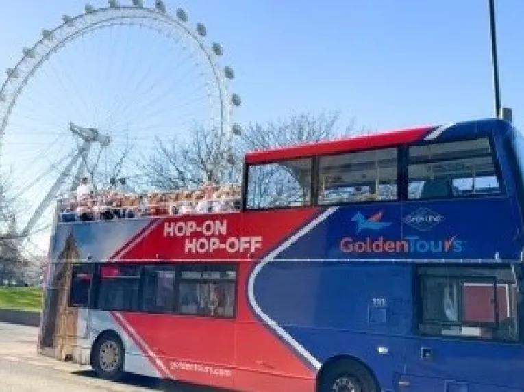 London’s Electric Routemaster Bus Tour with Live Guide